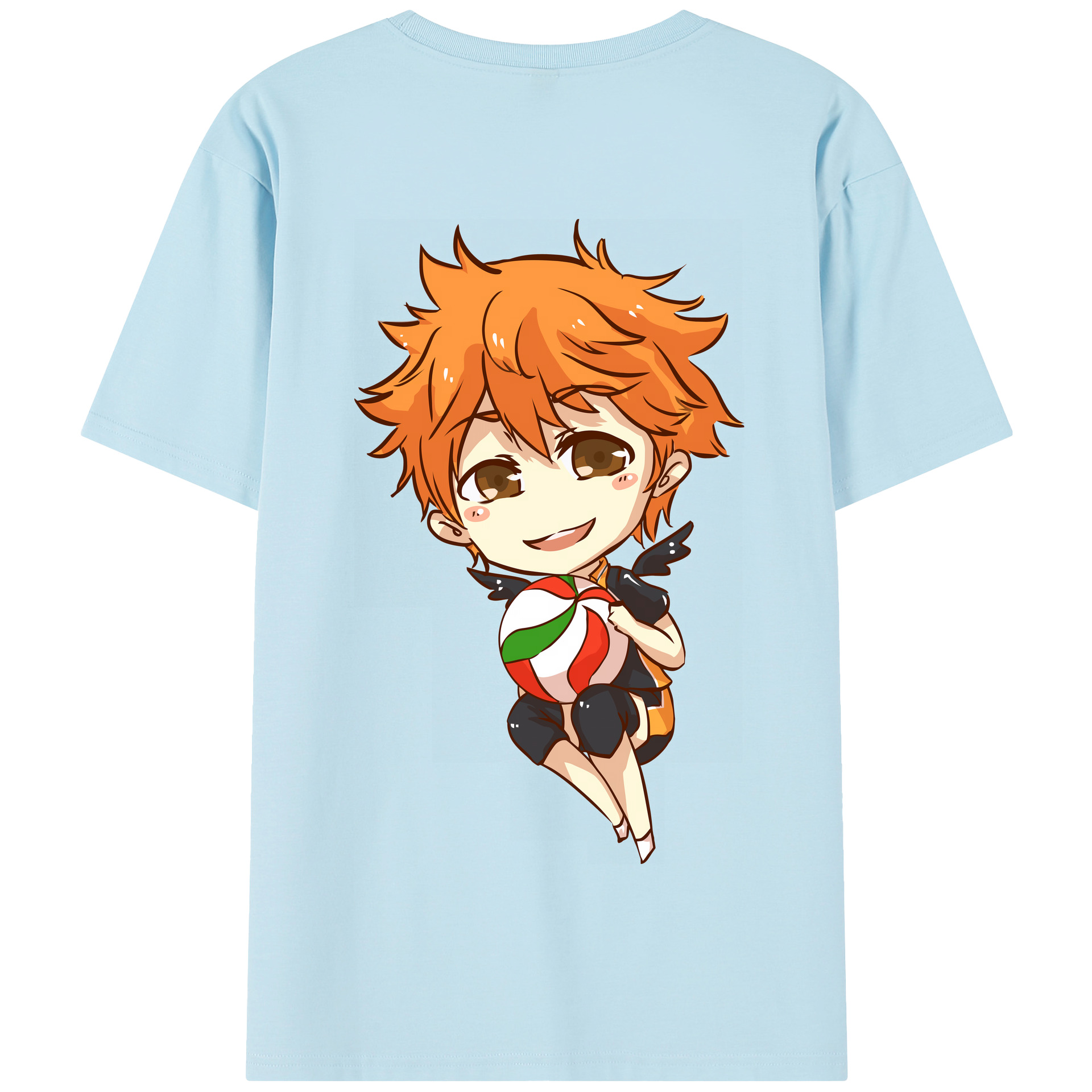 （画像用） ハイキュー!! Haikyu!! 綿100％半袖Tシャツ（背面プリント）
